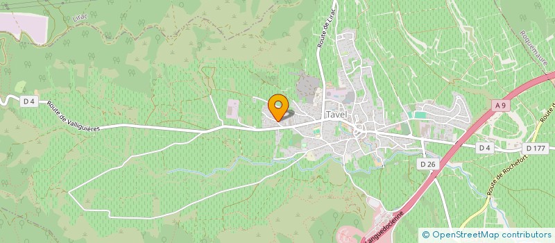 localisation de l'entreprise UNI-VERS JAPON  TAVEL