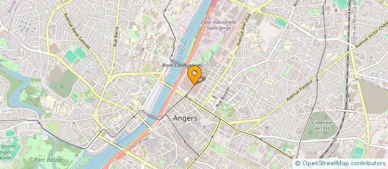 localisation de l'entreprise UNI'VERT à ANGERS