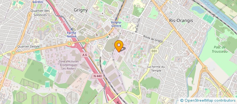 localisation de l'entreprise UNI-VERT-PALETTES  HERBLAY-SUR-SEINE