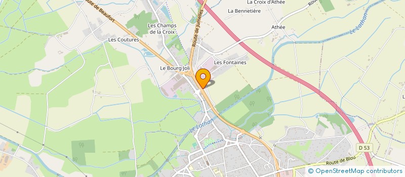 localisation de l'entreprise UNI'VERT PAYSAGE à LONGUE-JUMELLES
