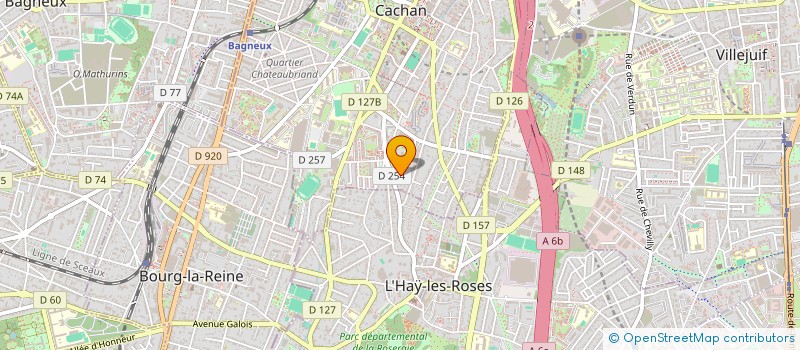 localisation de l'entreprise UNI'VERT PAYSAGISTE  CACHAN