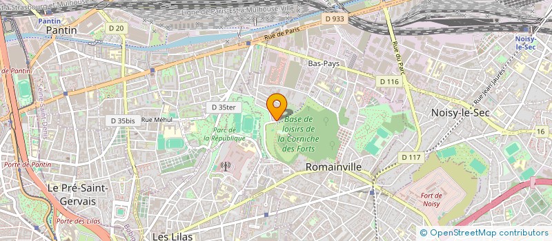 localisation de l'entreprise UNI' VERT SECUR à ROMAINVILLE