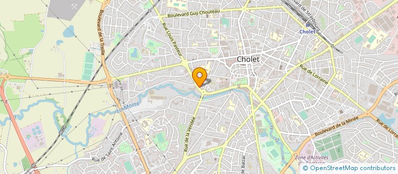 localisation de l'entreprise UNI-VISION à CHOLET