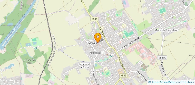 localisation de l'entreprise UNI VOX  ANNULLIN