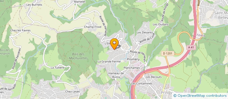 localisation de l'entreprise UNI.VR à FILLIERE