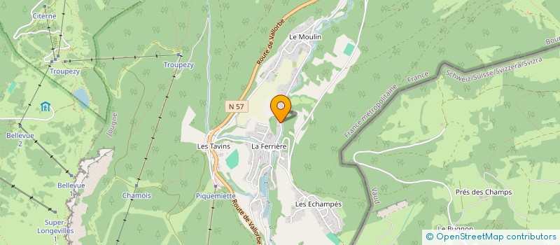 localisation de l'entreprise UNIASSO  JOUGNE