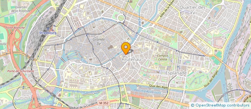 localisation de l'entreprise UNIATRA CFDT à STRASBOURG