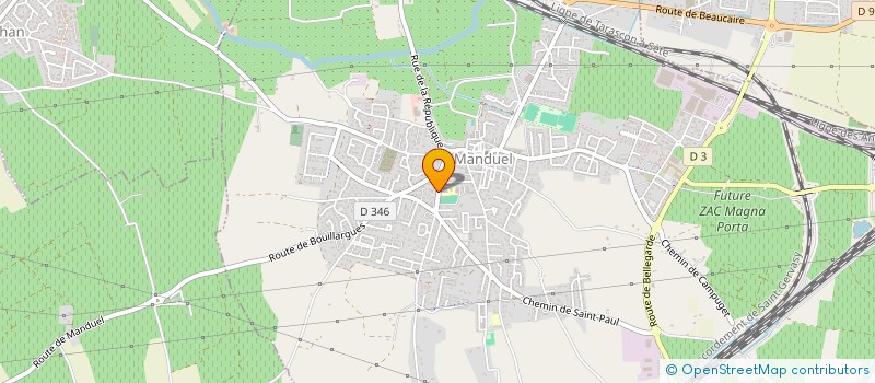 localisation de l'entreprise UNIBA  MANDUEL