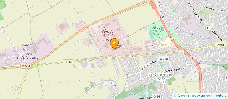 localisation de l'entreprise UNIBEO PISCINES  SAINTE-SAVINE