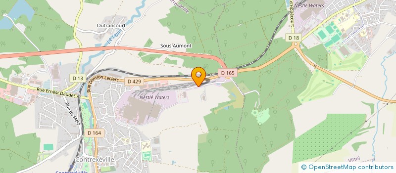 localisation de l'entreprise UNIBEST  CONTREXEVILLE