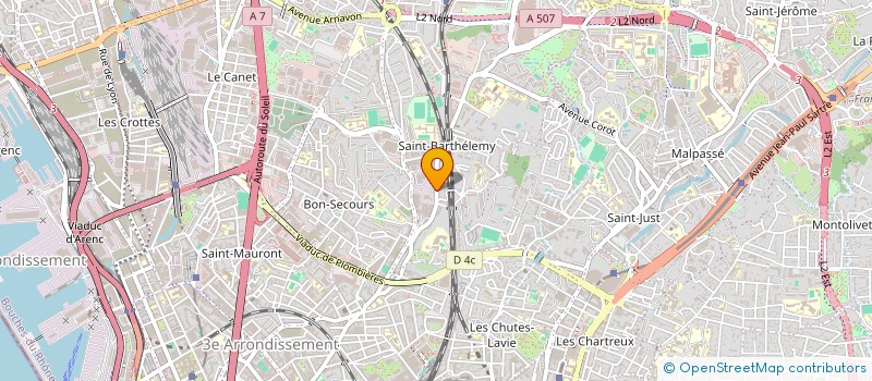 localisation de l'entreprise UNIBIO à MARSEILLE