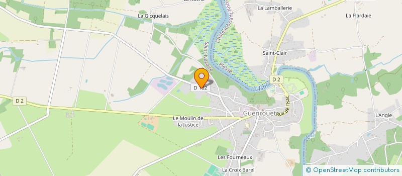localisation de l'entreprise UNIC à GUENROUET