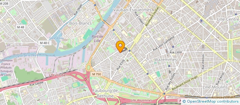localisation de l'entreprise UNICA à LILLE