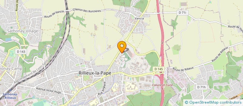 localisation de l'entreprise UNICAL-FRANCE à RILLIEUX-LA-PAPE