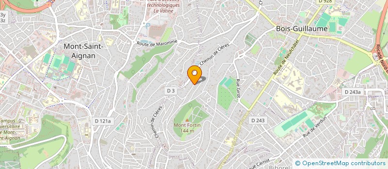 localisation de l'entreprise UNICAMEROUN  ROUEN