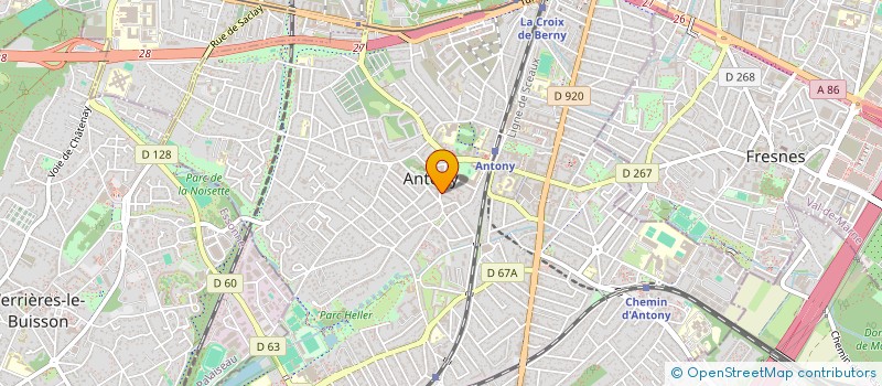 localisation de l'entreprise UNICAP CONSULTING à ANTONY