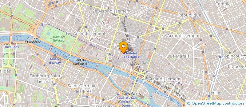 localisation de l'entreprise UNICE HAIR à PARIS
