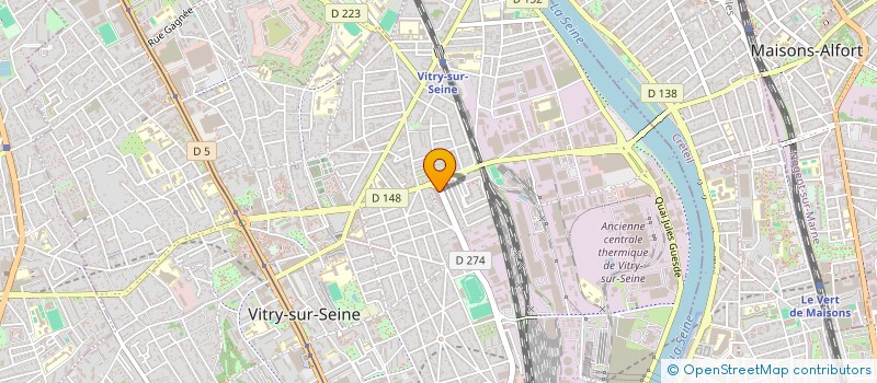 localisation de l'entreprise UNICIA PARIS ALFORTVILLE  VITRY-SUR-SEINE