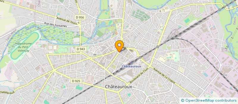 localisation de l'entreprise UNICIS CENTRE FRANCE à CHATEAUROUX