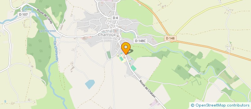 localisation de l'entreprise UNICLE CENTRE OUEST à CHARROUX