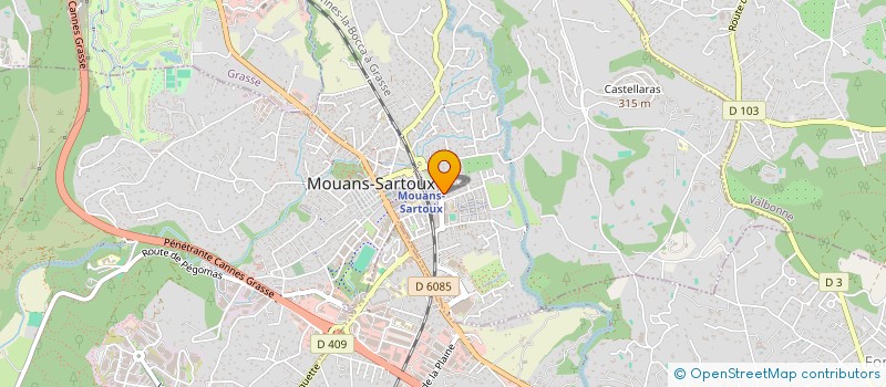 localisation de l'entreprise UNICO MARKET  MOUANS-SARTOUX