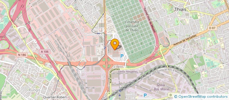 localisation de l'entreprise UNICOB  THIAIS