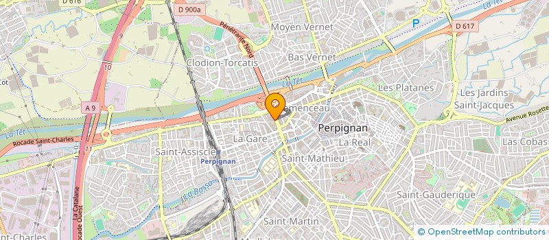 localisation de l'entreprise UNICOIF  PERPIGNAN