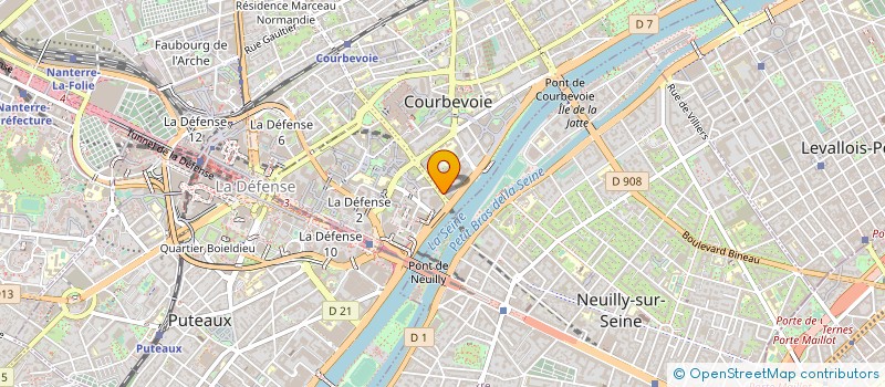localisation de l'entreprise UNICOL FRANCE à COURBEVOIE
