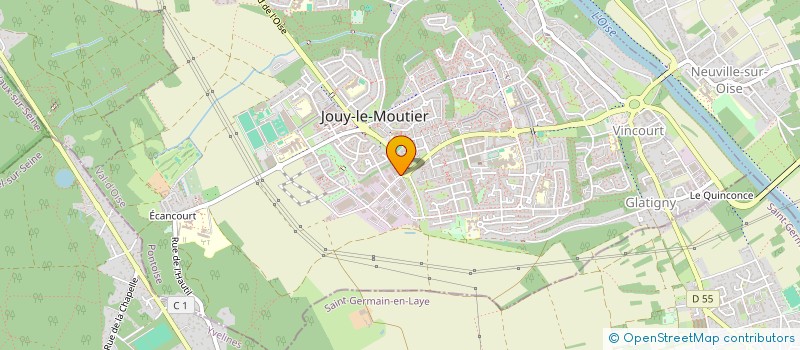 localisation de l'entreprise UNICOM  JOUY-LE-MOUTIER