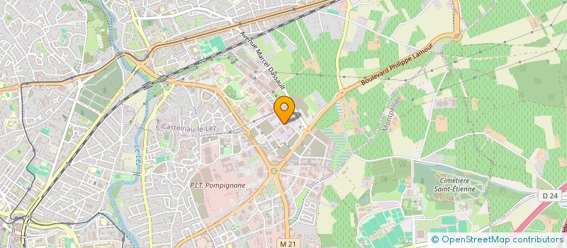 localisation de l'entreprise UNICONFORT à CASTELNAU-LE-LEZ