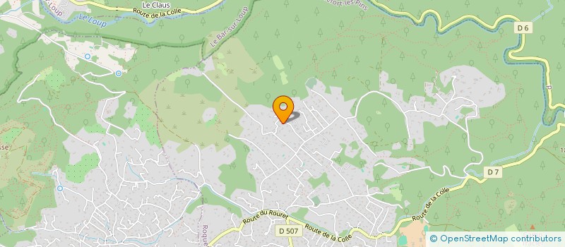 localisation de l'entreprise UNICOOP SERVICES à ROQUEFORT-LES-PINS