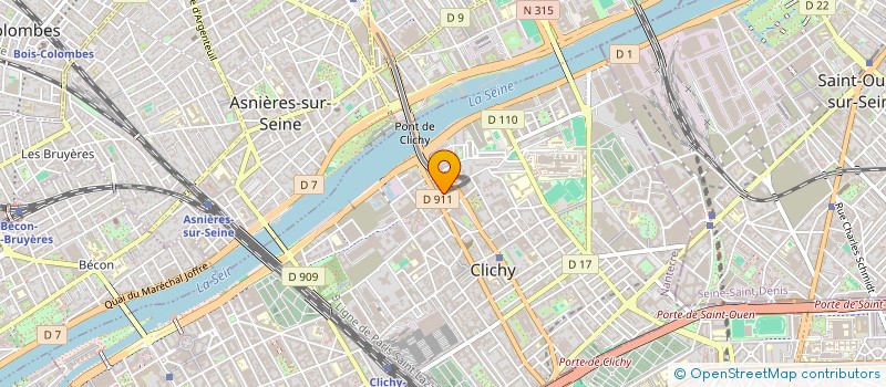 localisation de l'entreprise UNICOPRA à CLICHY