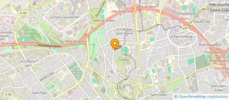 localisation de l'entreprise UNICORN à CAEN