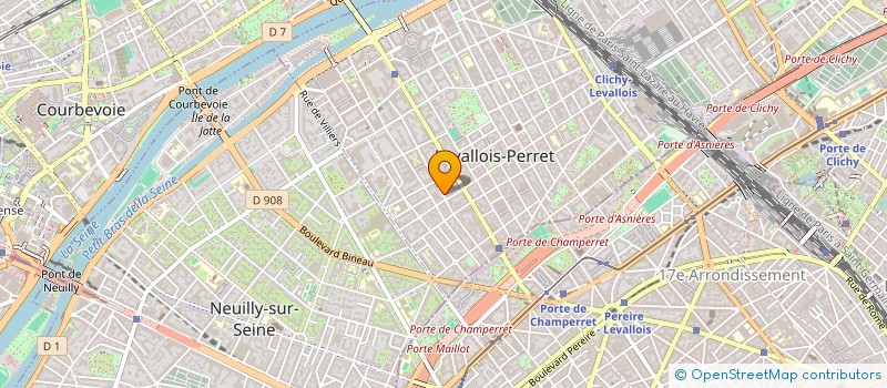 localisation de l'entreprise UNICORN CHAUFFEUR à LEVALLOIS-PERRET