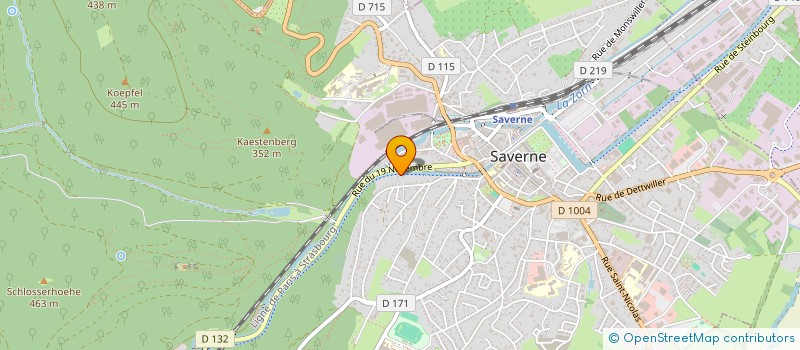 localisation de l'entreprise UNICORN CONSULTING  SAVERNE