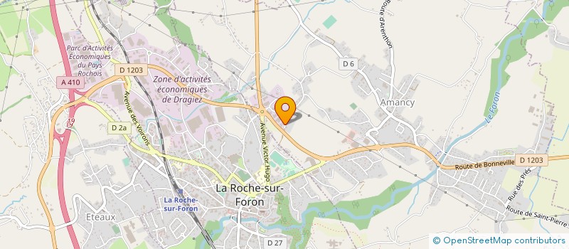 localisation de l'entreprise UNICORN FITNESS à AMANCY