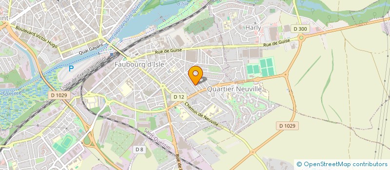 localisation de l'entreprise UNICORN FUSION à SAINT-QUENTIN