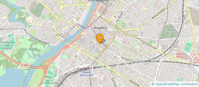 localisation de l'entreprise UNICORN HOUSE à ANGERS