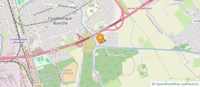 localisation de l'entreprise UNICORN LEGENDS  COUDEKERQUE-BRANCHE