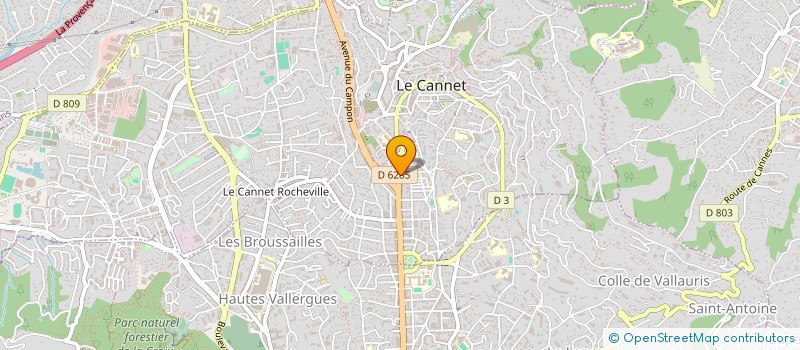 localisation de l'entreprise UNICORN TECHNOLOGIES à LE CANNET
