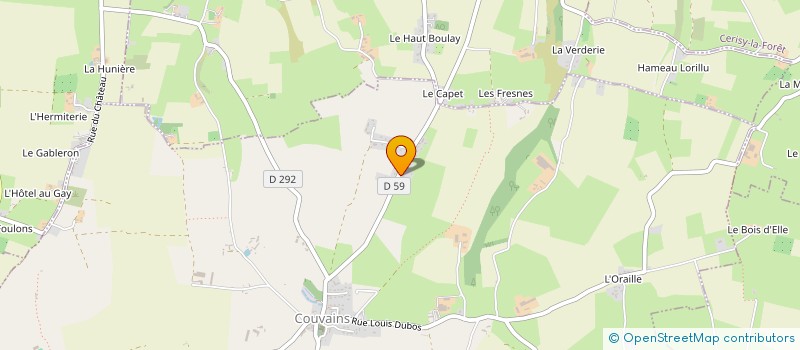 localisation de l'entreprise UNICORN VAN  COUVAINS