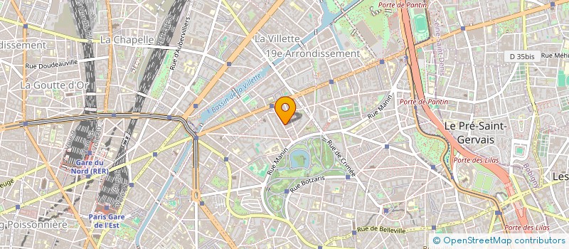 localisation de l'entreprise UNICOS  PARIS