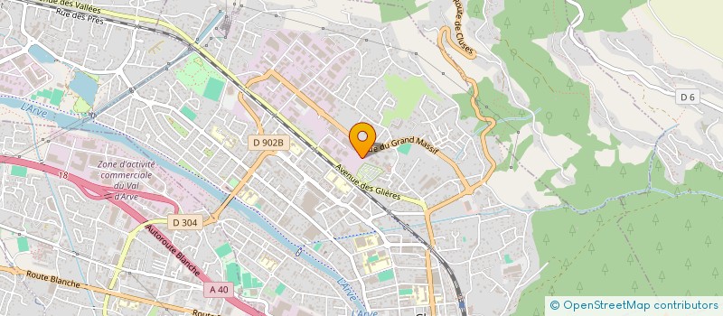 localisation de l'entreprise UNICS  CLUSES