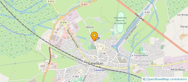 localisation de l'entreprise UNICUIR à CARENTAN-LES-MARAIS