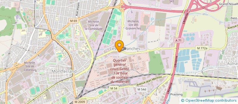 localisation de l'entreprise UNICUT TECHNOLOGIES à CLERMONT-FERRAND