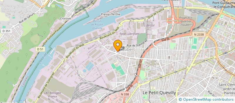 localisation de l'entreprise UNID'AILES à LE PETIT-QUEVILLY