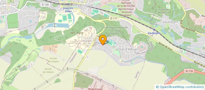 localisation de l'entreprise UNIDAB  SACLAY