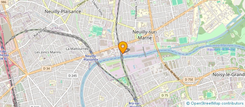 localisation de l'entreprise UNIDAL à NEUILLY-SUR-MARNE