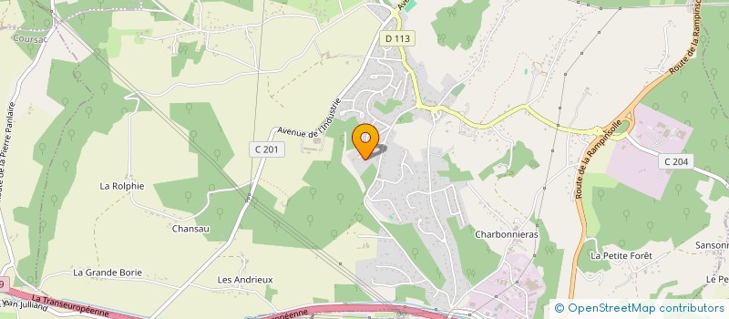 localisation de l'entreprise UNIDEV  COULOUNIEIX-CHAMIERS