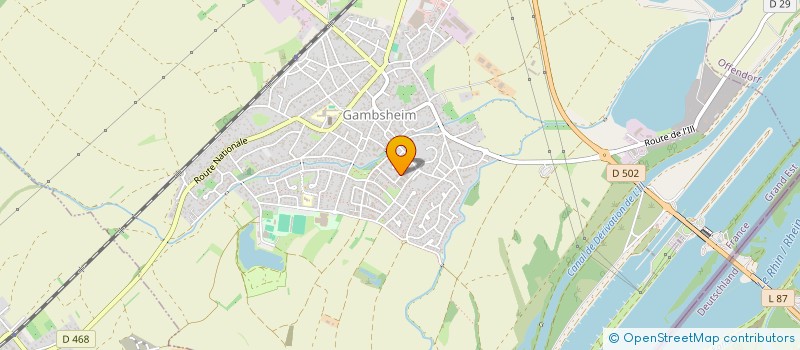 localisation de l'entreprise UNIDISTRI SERVICES  GAMBSHEIM